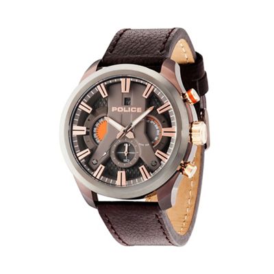 Men's chronograph strap watch 14639jsbzu/61